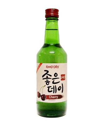Jiro (Good day brand) cherry flavor Soju 360ml 13.5% Korean soju
