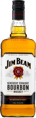 JIM BEAM WHITE LABEL BOURBON 1125ml * 2 Bottles