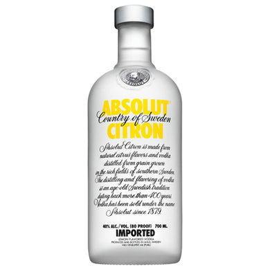 Absolut Citron flavor 700ml Vodka