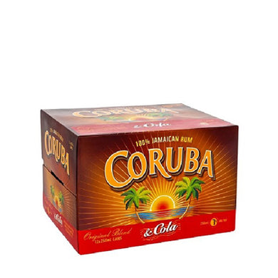 CORUBA & COLA 7% CANS 12pk