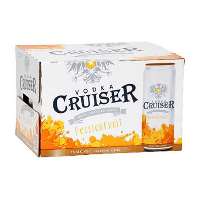 Cruiser Passionfruit Can 250ml 12pk 7%