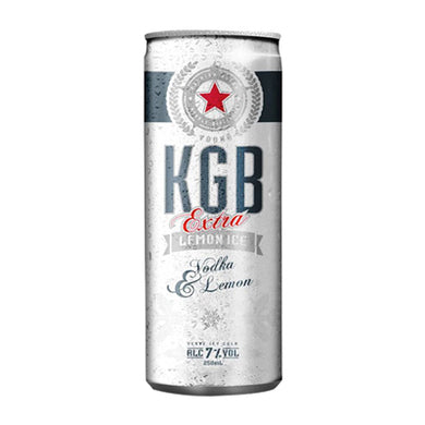 KGB Can Lime White 250ml 12PK can