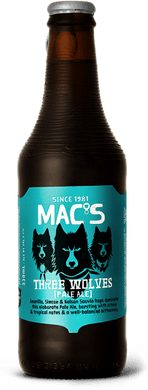 Macs Three Wolves Pale Ale 12 Pack Bottles 330ml